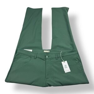 Tasc Performance Mens Motion Pant Tailored Olive Green Bamboo Stretch 40x32 NWT